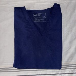 FIGS Scrub Top - Navy Blue